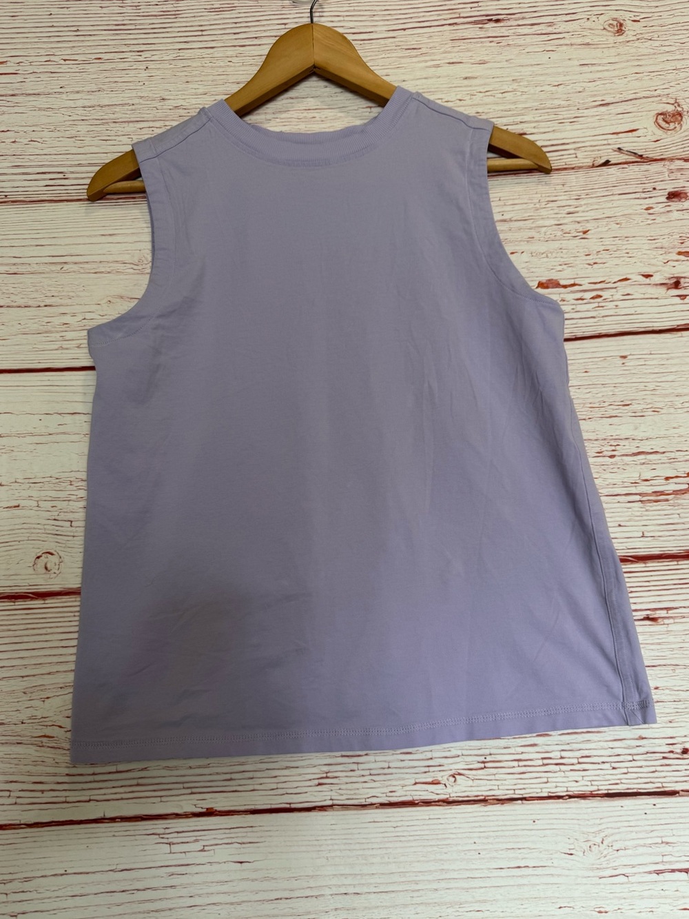 Lululemon All Yours Organic Cotton Tank Top in Lavender Frost Sz 4